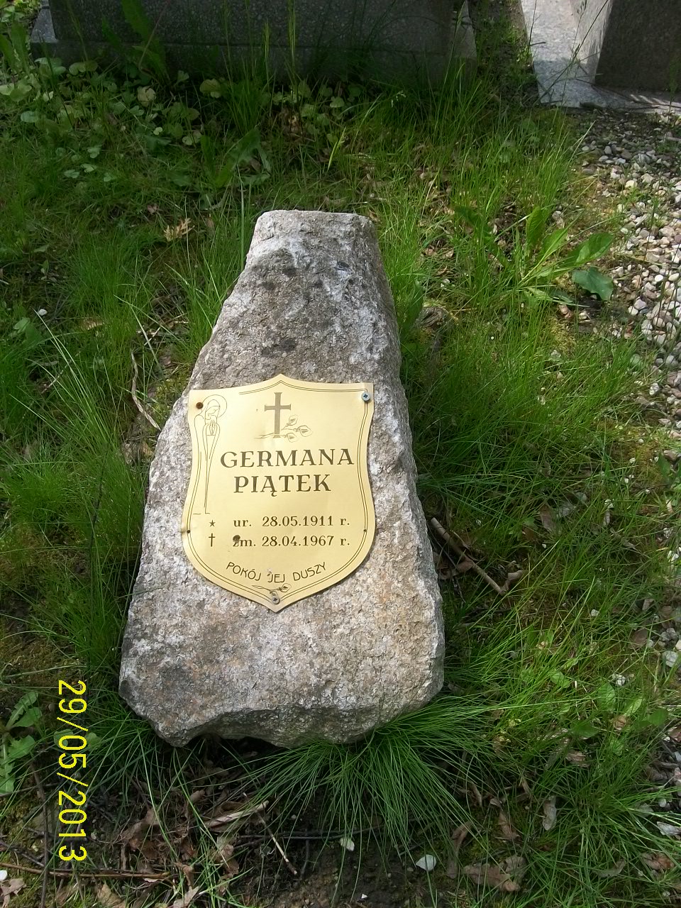 Zdjęcie grobu Germana Piątek