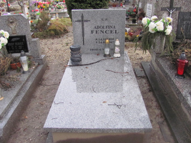 Zdjęcie grobu Adolfina Fencel
