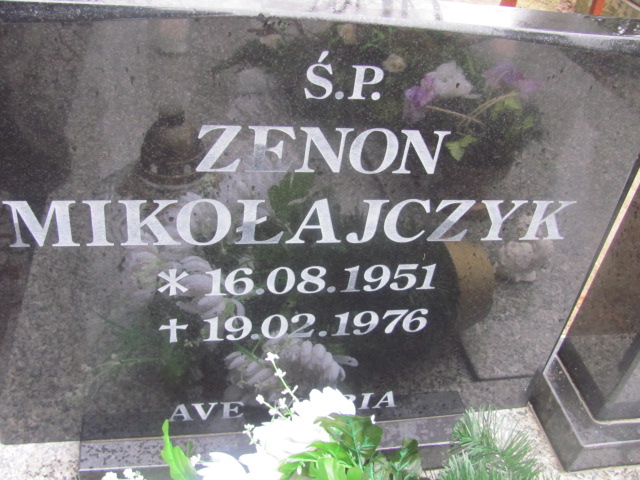 Zenon Mikołajczyk 1951 Zgorzelec - Grobonet - Wyszukiwarka osób pochowanych