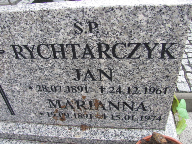 Marianna Rychtarczyk 1891 Zgorzelec - Grobonet - Wyszukiwarka osób pochowanych