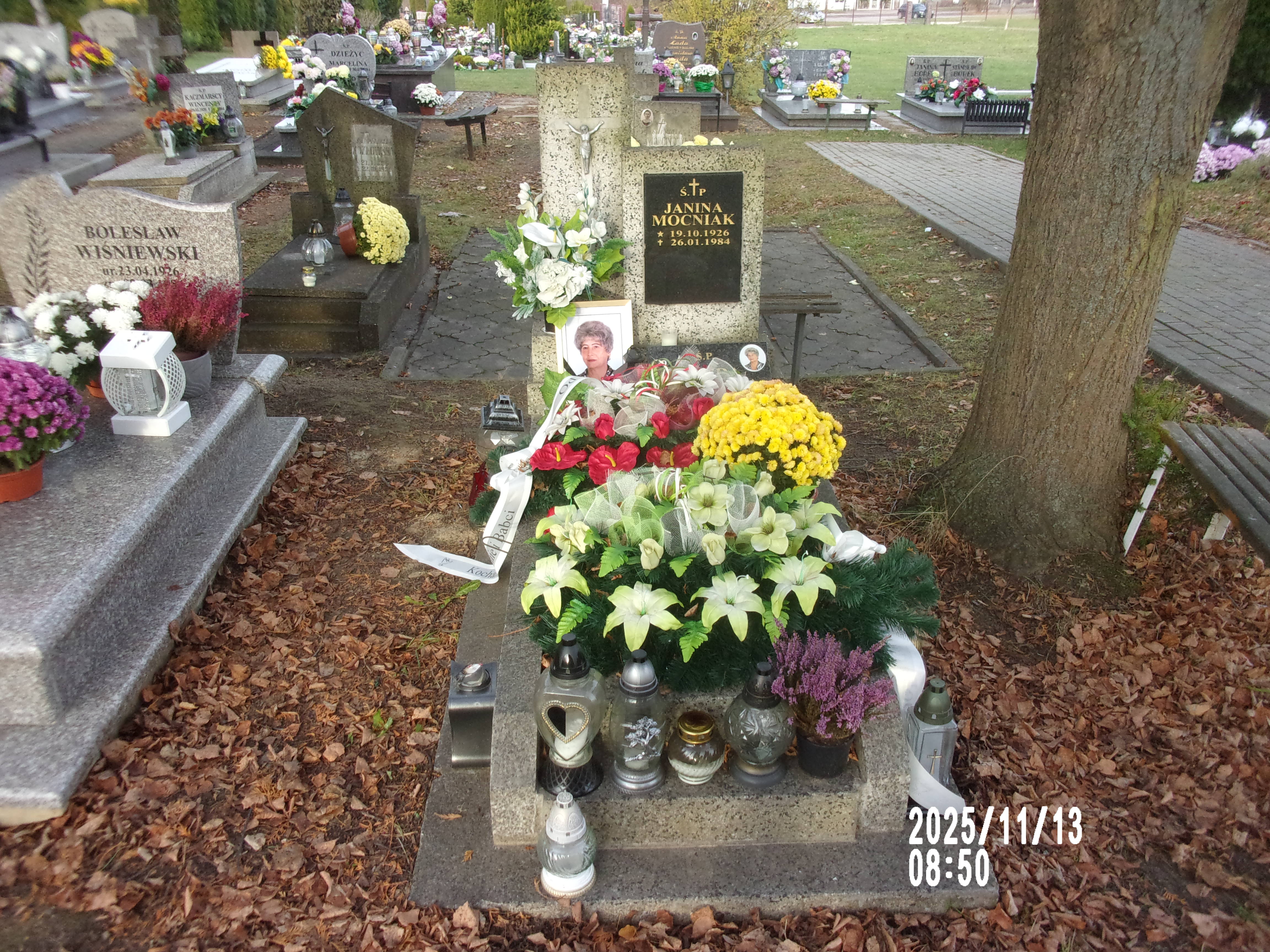 Grób Janina Mocniak