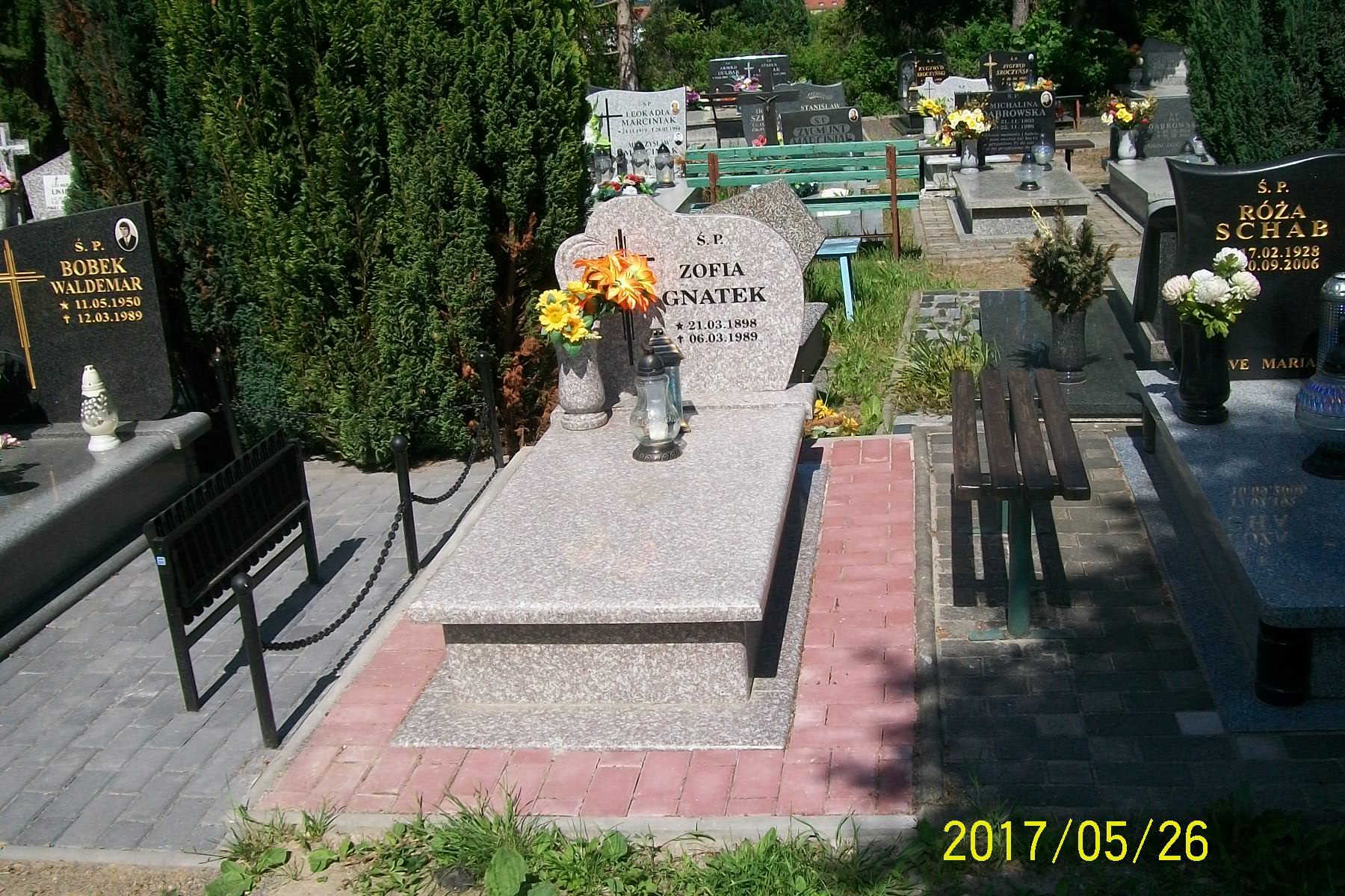 Grób Zofia Gnatek