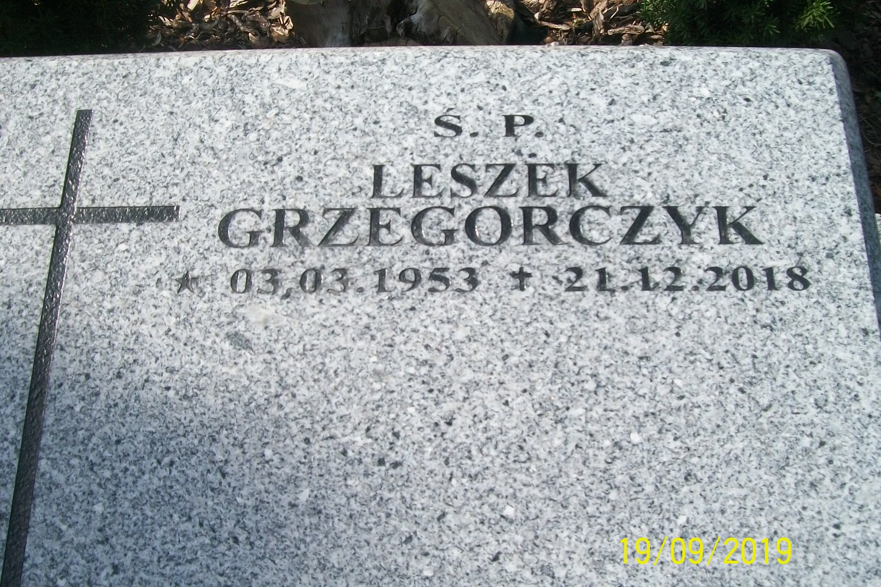 Leszek Grzegorczyk 1953 Zgorzelec - Grobonet - Wyszukiwarka osób pochowanych