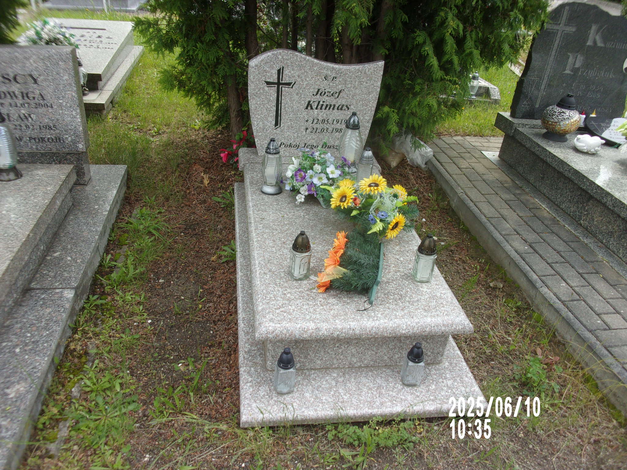 Grób Józef Klimas