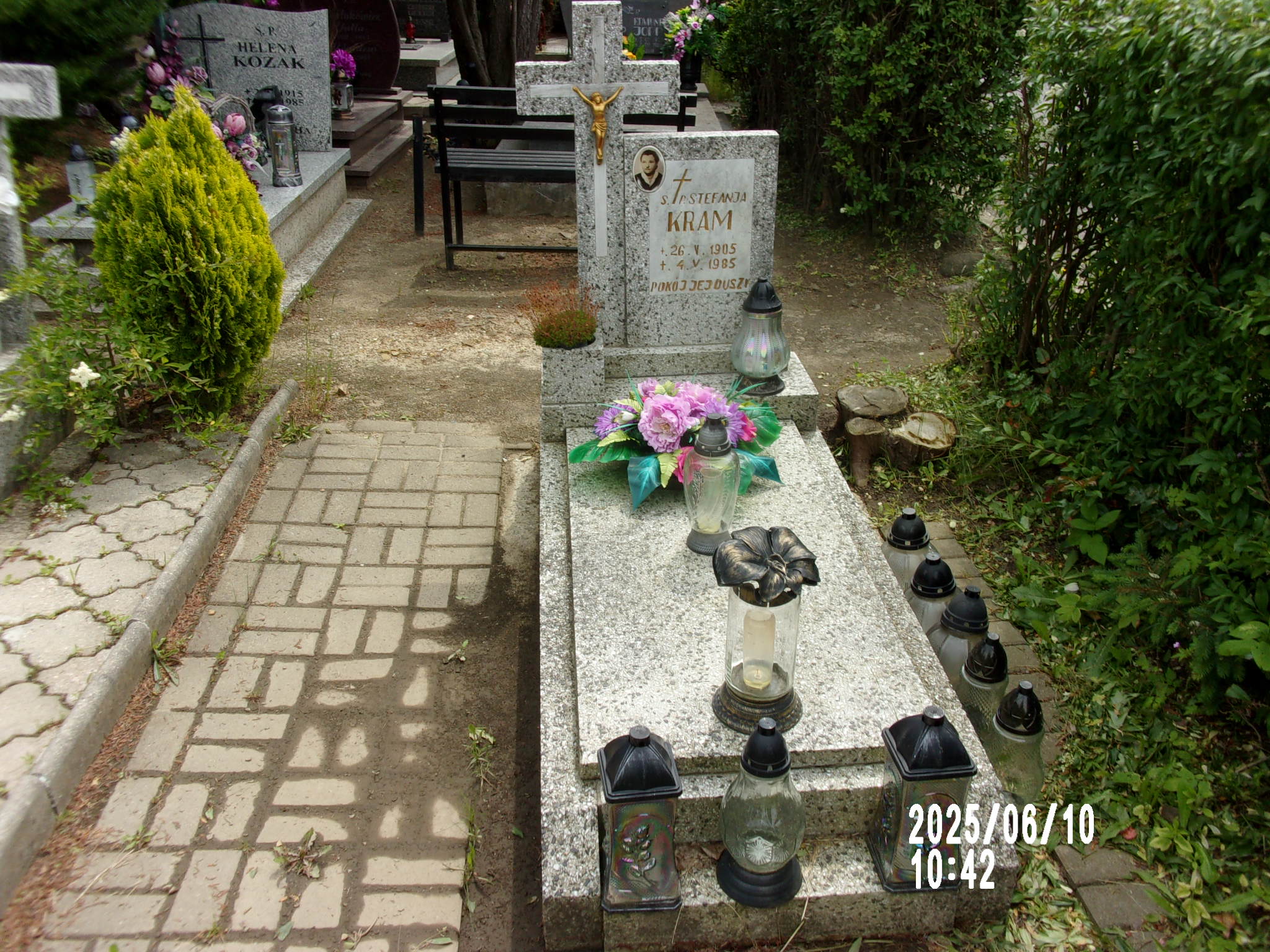 Grób Stefania Kram