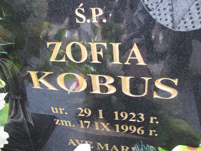 Zofia Kobus 1923 Zgorzelec - Grobonet - Wyszukiwarka osób pochowanych