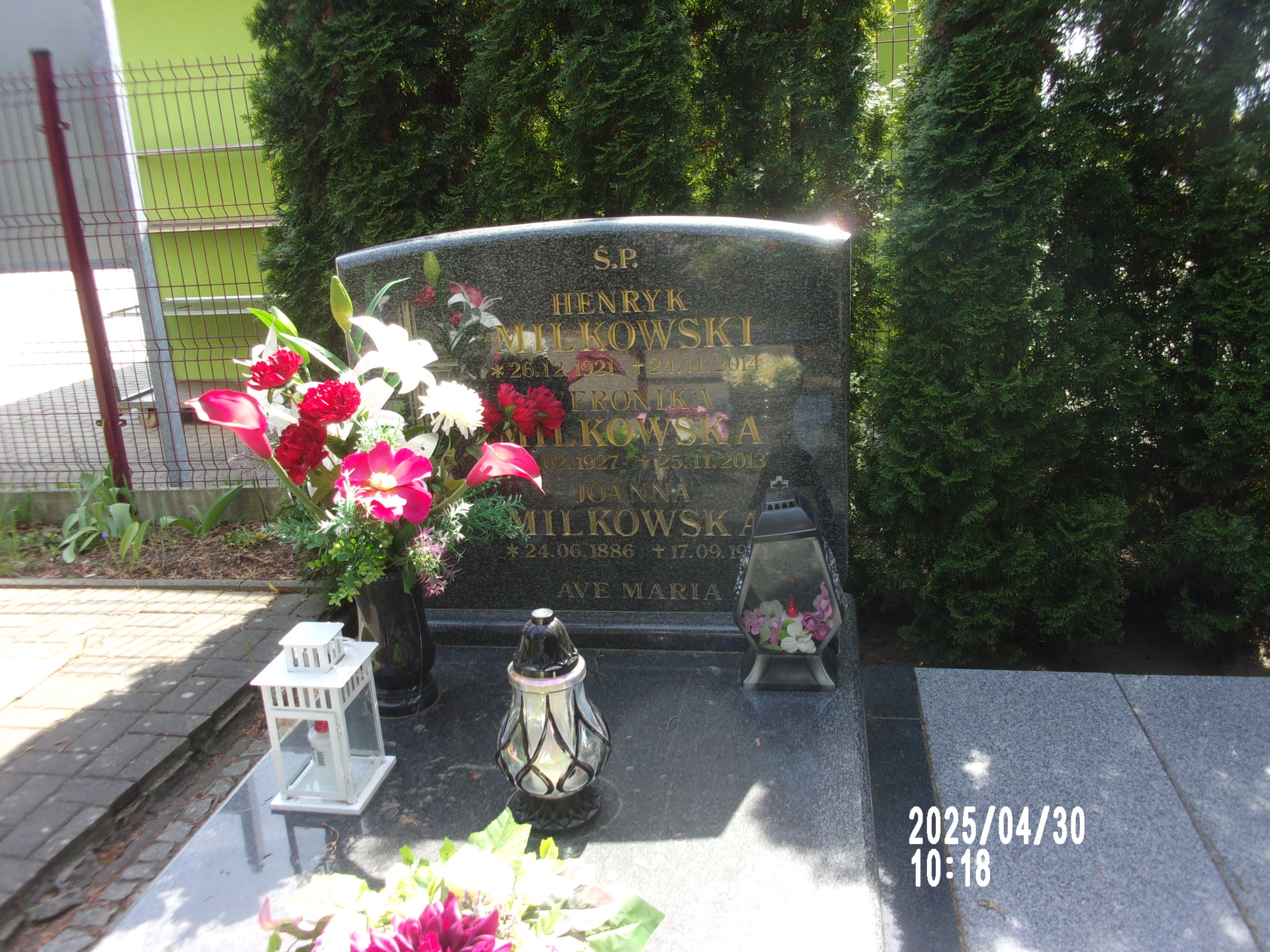 Weronika Milkowska 1927 Zgorzelec - Grobonet - Wyszukiwarka osób pochowanych