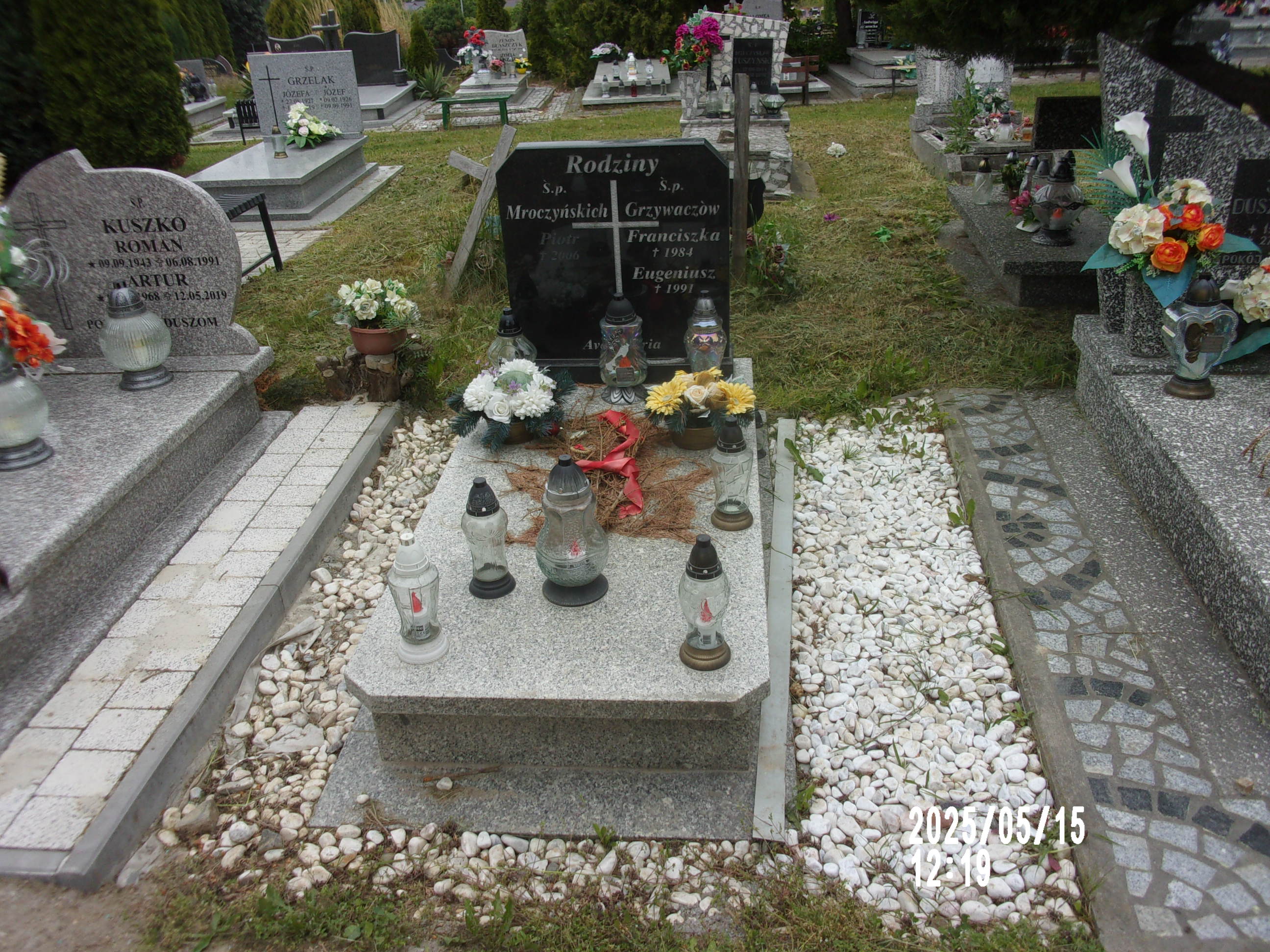 Grób Franciszka Grzywacz
