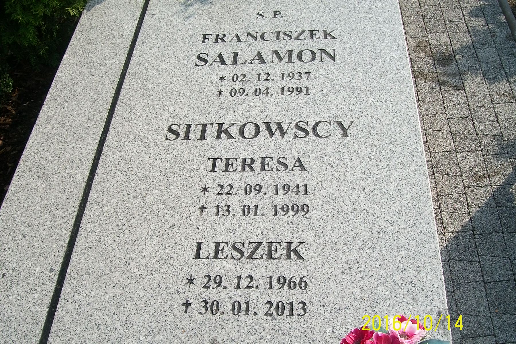 Leszek Sitkowski 1966 Zgorzelec - Grobonet - Wyszukiwarka osób pochowanych