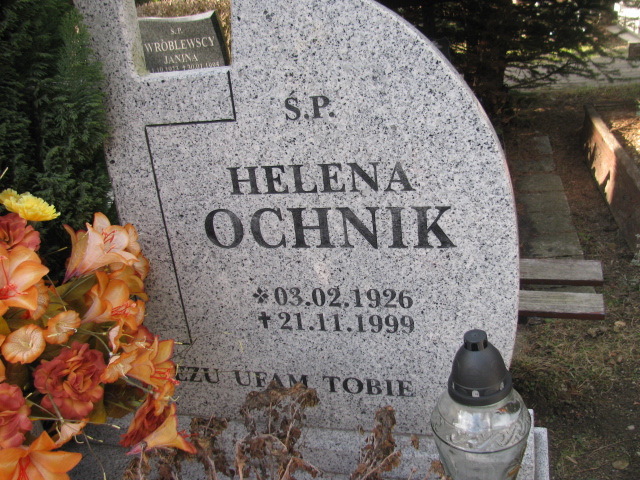 Helena Ochnik 1926 Zgorzelec - Grobonet - Wyszukiwarka osób pochowanych