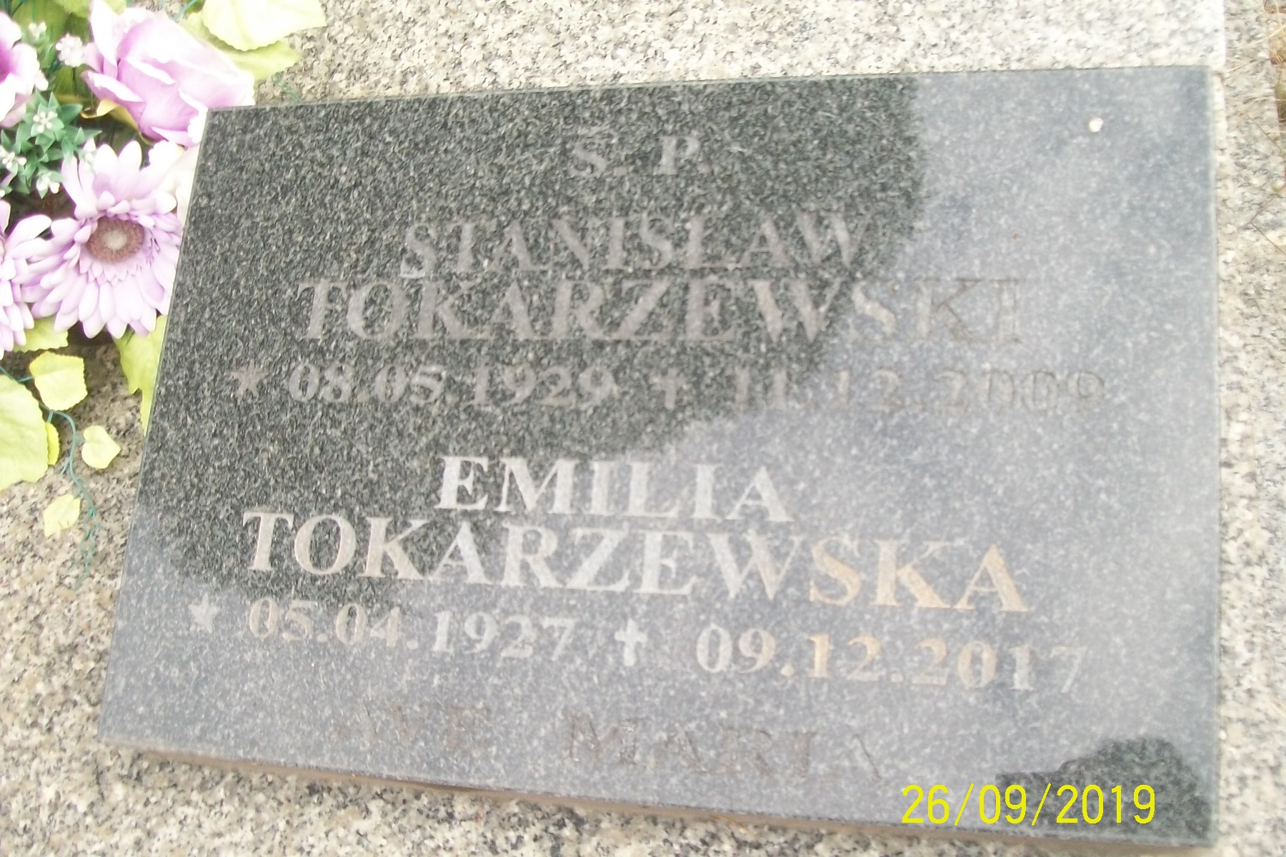 Emilia Tokarzewska 1927 Zgorzelec - Grobonet - Wyszukiwarka osób pochowanych