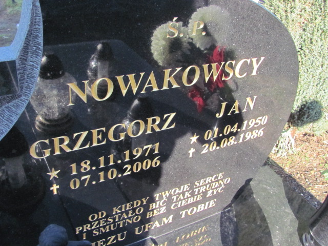 Jan Nowakowski 1950 Zgorzelec - Grobonet - Wyszukiwarka osób pochowanych