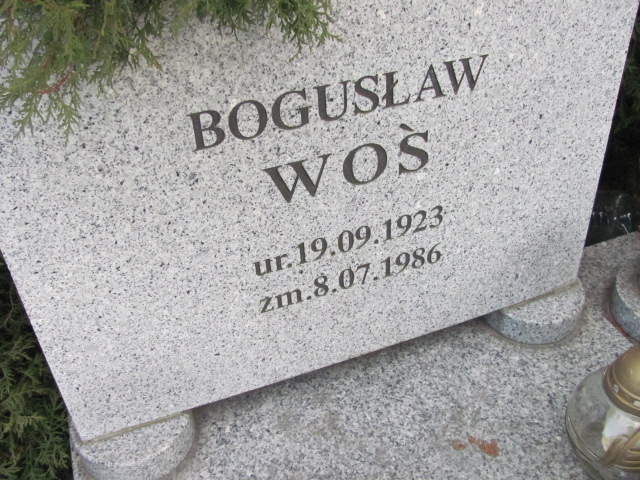 Bogusław Woś 1923 Zgorzelec - Grobonet - Wyszukiwarka osób pochowanych