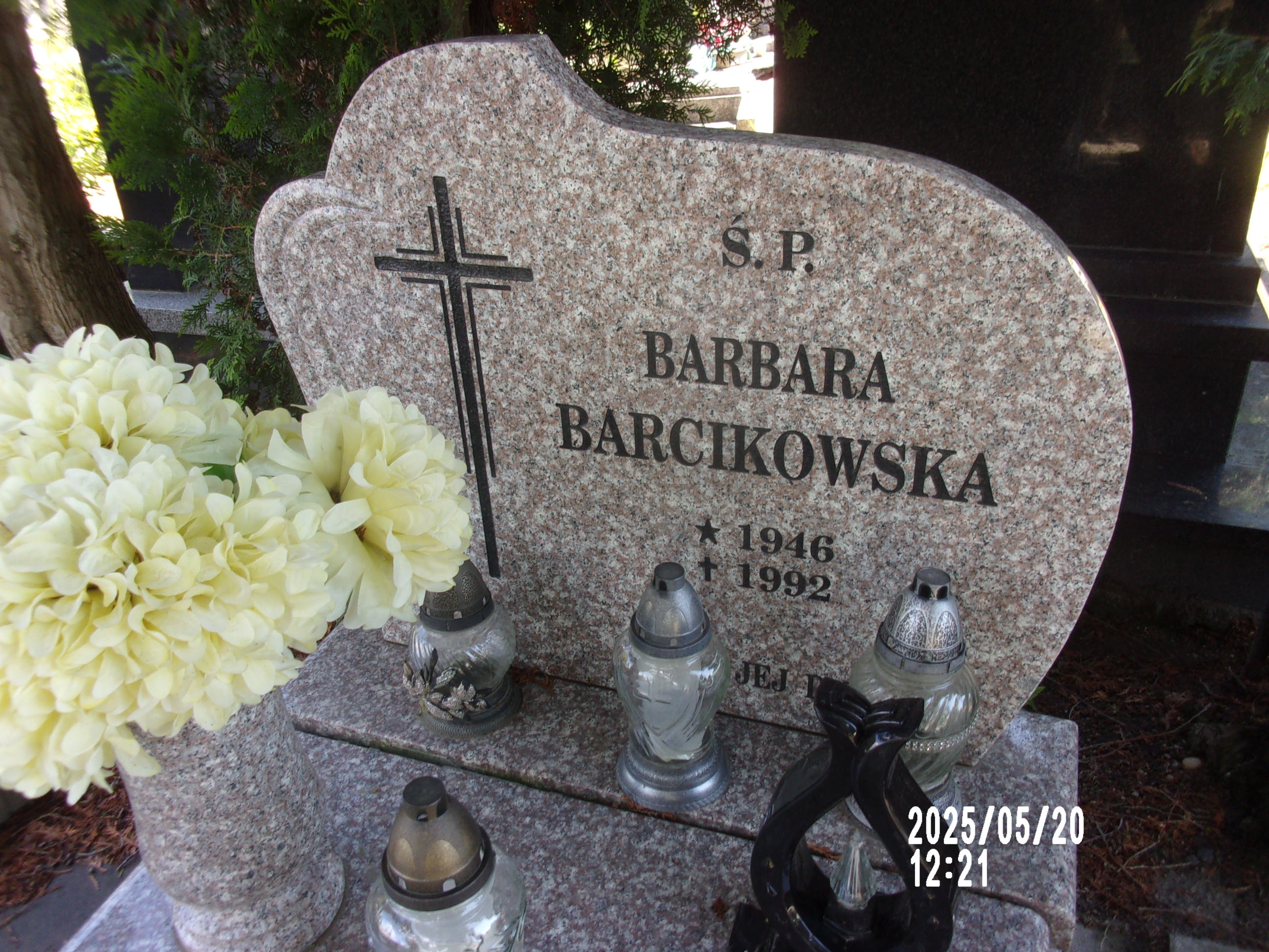 Barbara Barcikowska 1946 Zgorzelec - Grobonet - Wyszukiwarka osób pochowanych