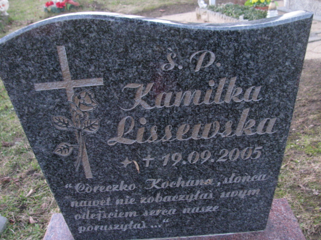 Kamila Lissewska 2005 Zgorzelec - Grobonet - Wyszukiwarka osób pochowanych