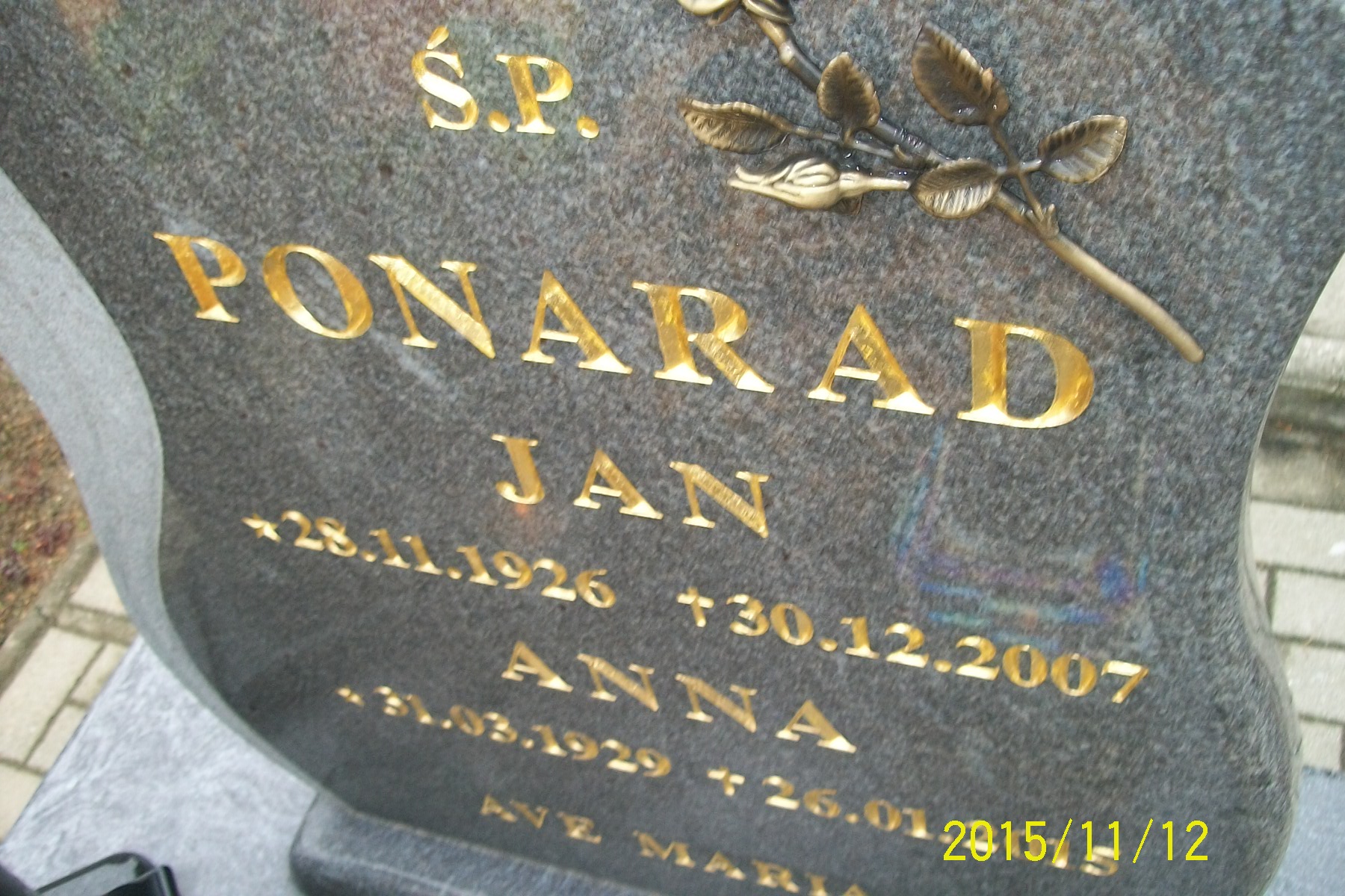 Grób Anna Ponarad