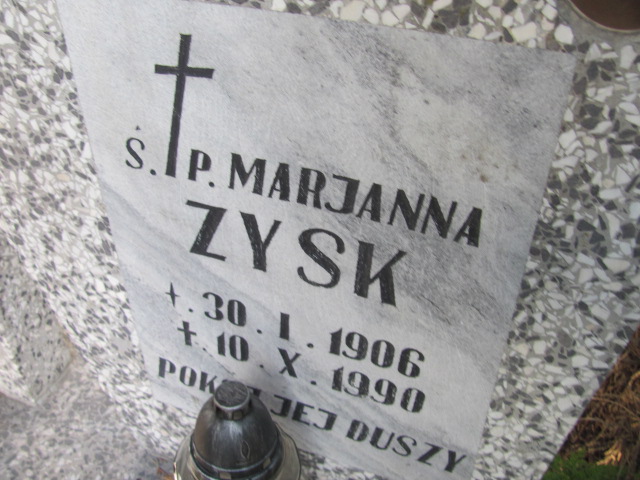 Marianna Zysk 1906 Zgorzelec - Grobonet - Wyszukiwarka osób pochowanych