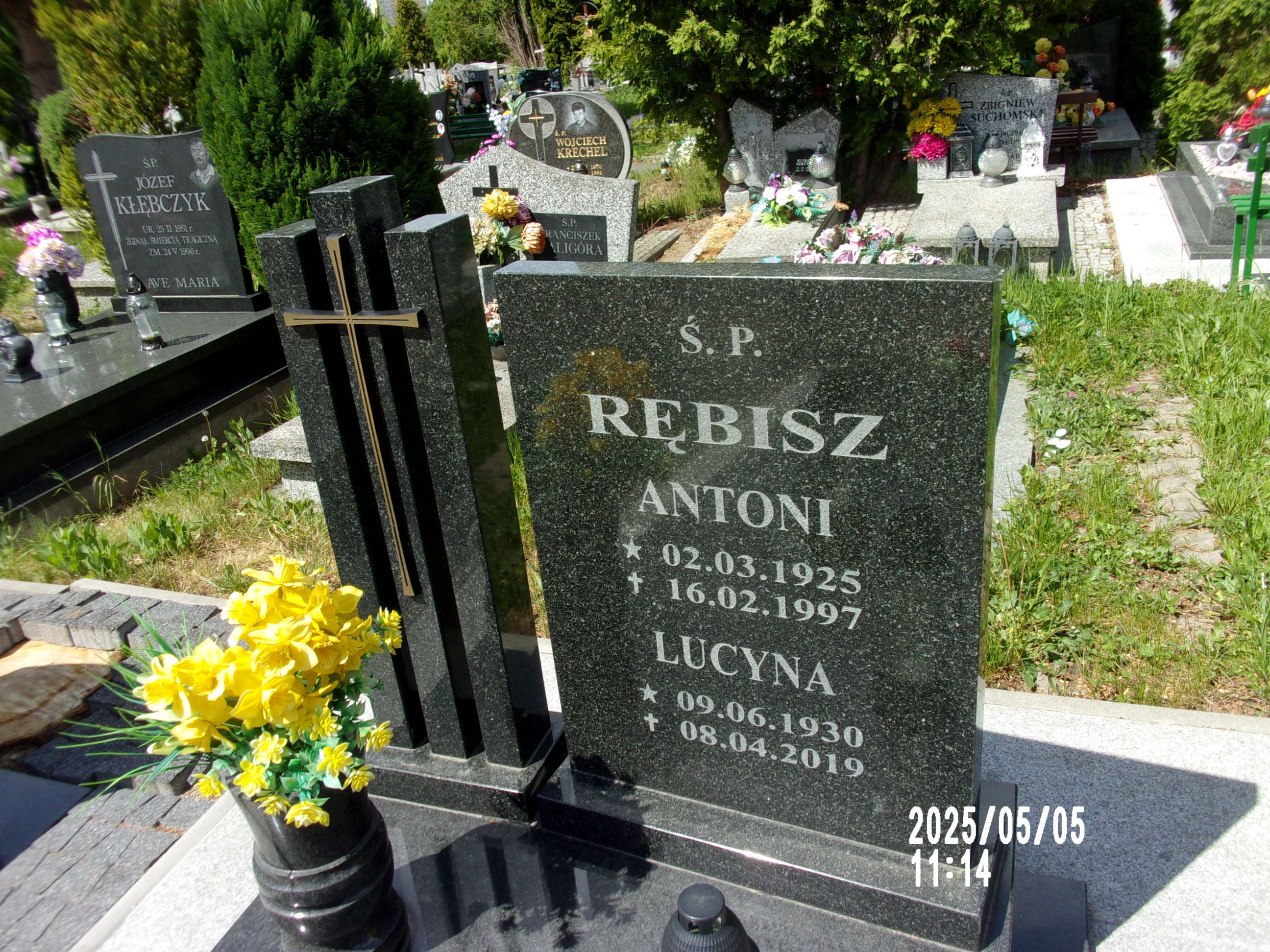 Antoni Rębisz 1925 Zgorzelec - Grobonet - Wyszukiwarka osób pochowanych