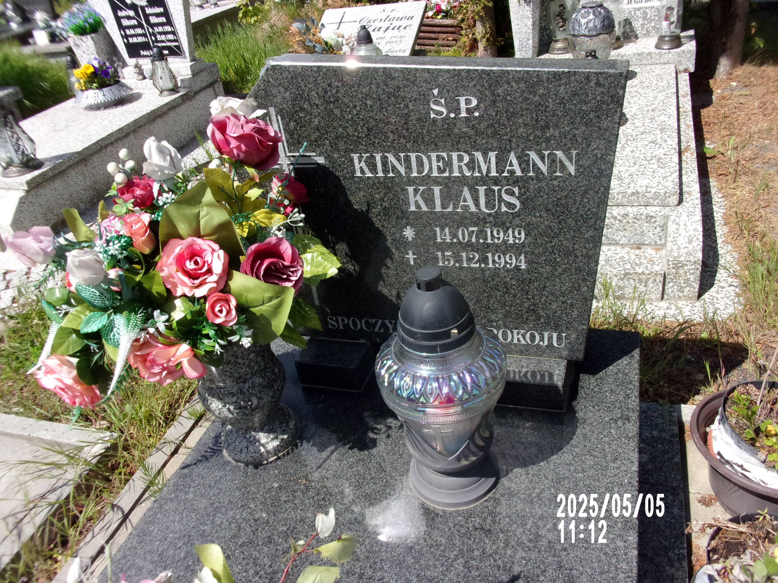 Klaus Kindermann 1949 Zgorzelec - Grobonet - Wyszukiwarka osób pochowanych