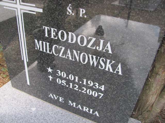 Teodozja Milczanowska 1934 Zgorzelec - Grobonet - Wyszukiwarka osób pochowanych
