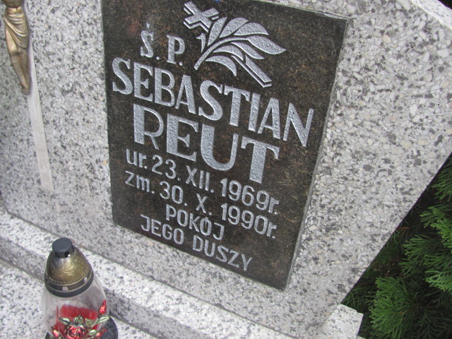 Sebastian Adam Reut 1969 Zgorzelec - Grobonet - Wyszukiwarka osób pochowanych