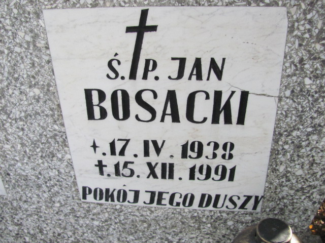 Jan Bosacki 1938 Zgorzelec - Grobonet - Wyszukiwarka osób pochowanych