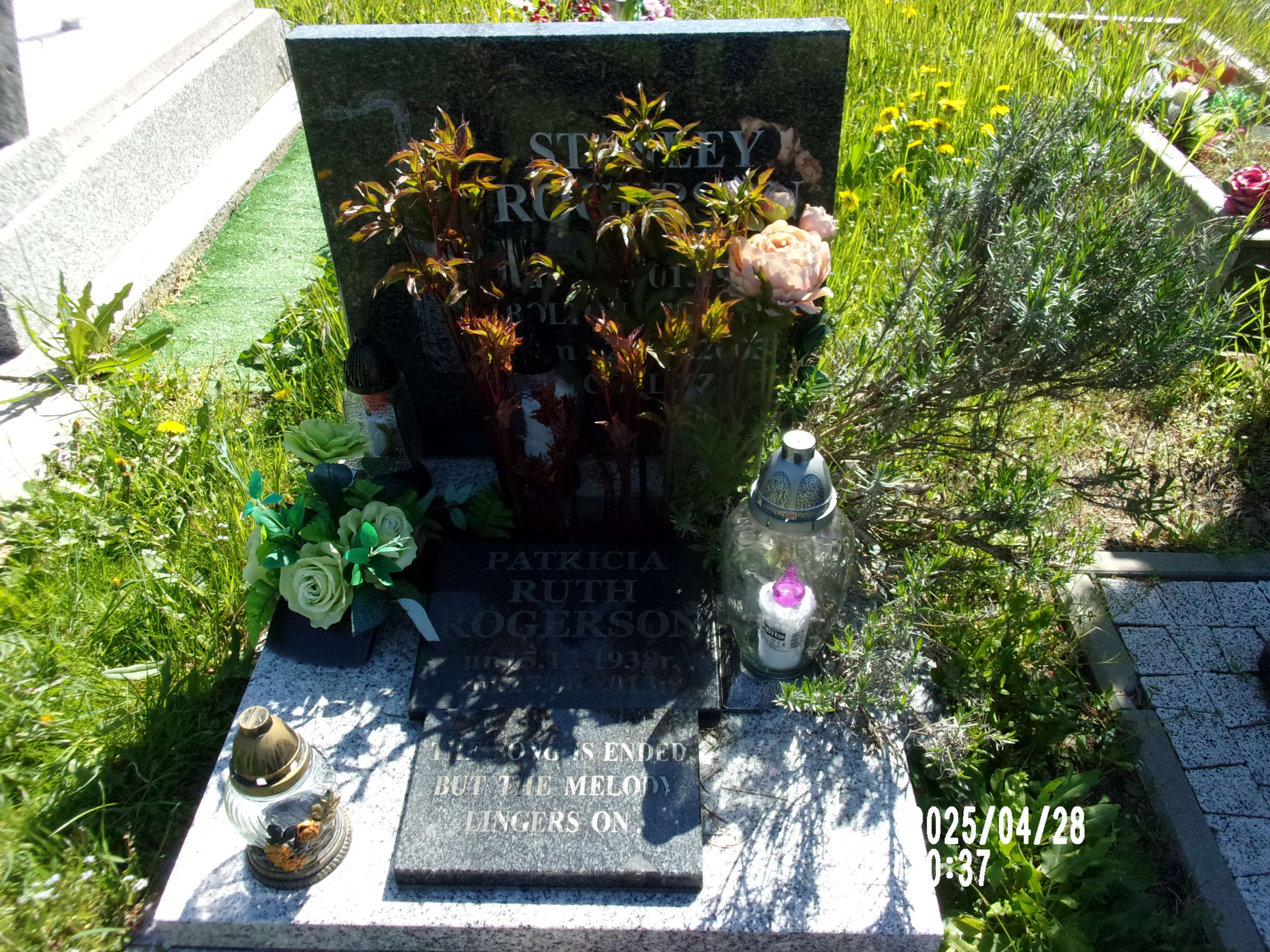 Patricia Ruth Rogerson 1938 Zgorzelec - Grobonet - Wyszukiwarka osób pochowanych