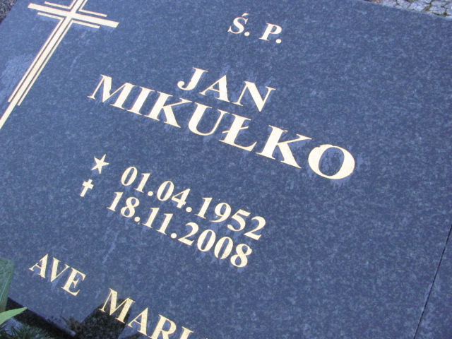Jan Mikułko 1952 Zgorzelec - Grobonet - Wyszukiwarka osób pochowanych
