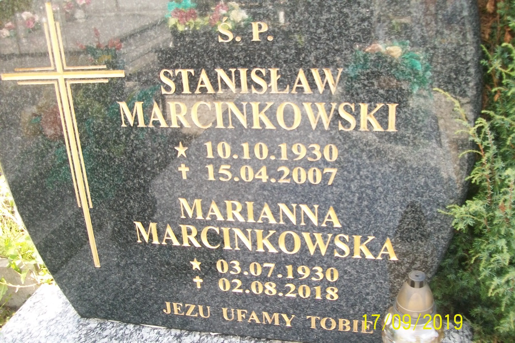 Marianna Marcinkowska 1930 Zgorzelec - Grobonet - Wyszukiwarka osób pochowanych