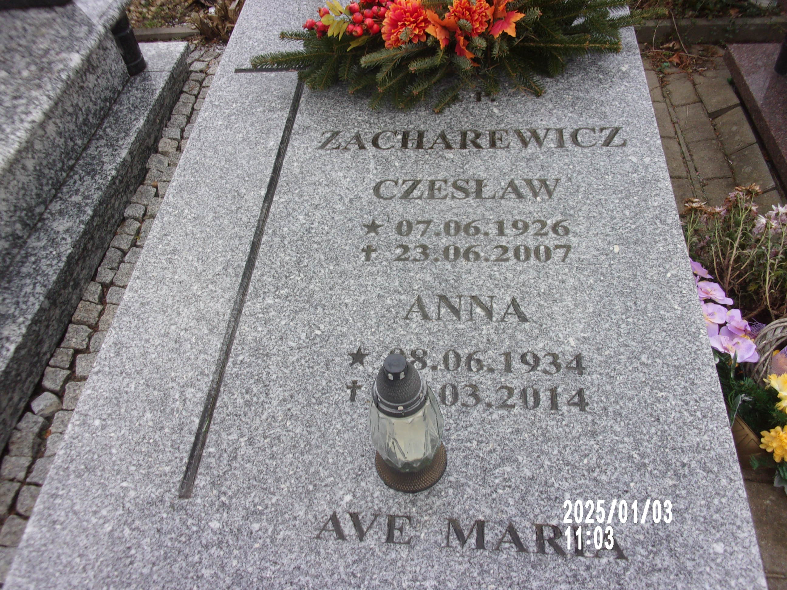 Anna Zacharewicz 1934 Zgorzelec - Grobonet - Wyszukiwarka osób pochowanych
