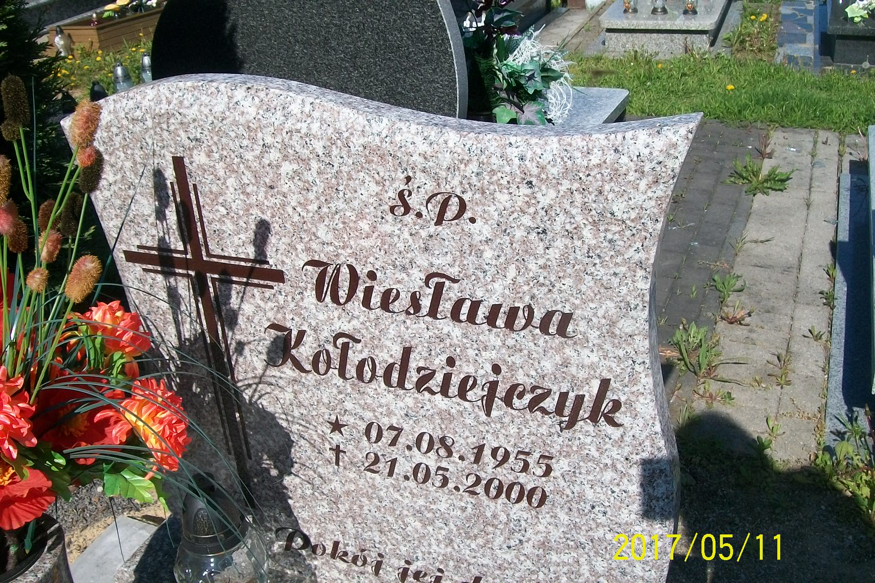 Wiesława Kołodziejczyk 1955 Zgorzelec - Grobonet - Wyszukiwarka osób pochowanych