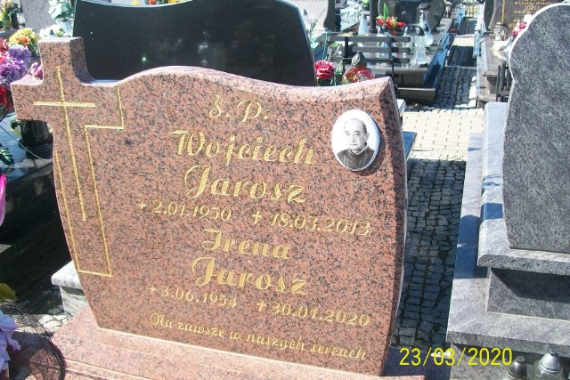 Irena Jarosz 1954 Zgorzelec - Grobonet - Wyszukiwarka osób pochowanych