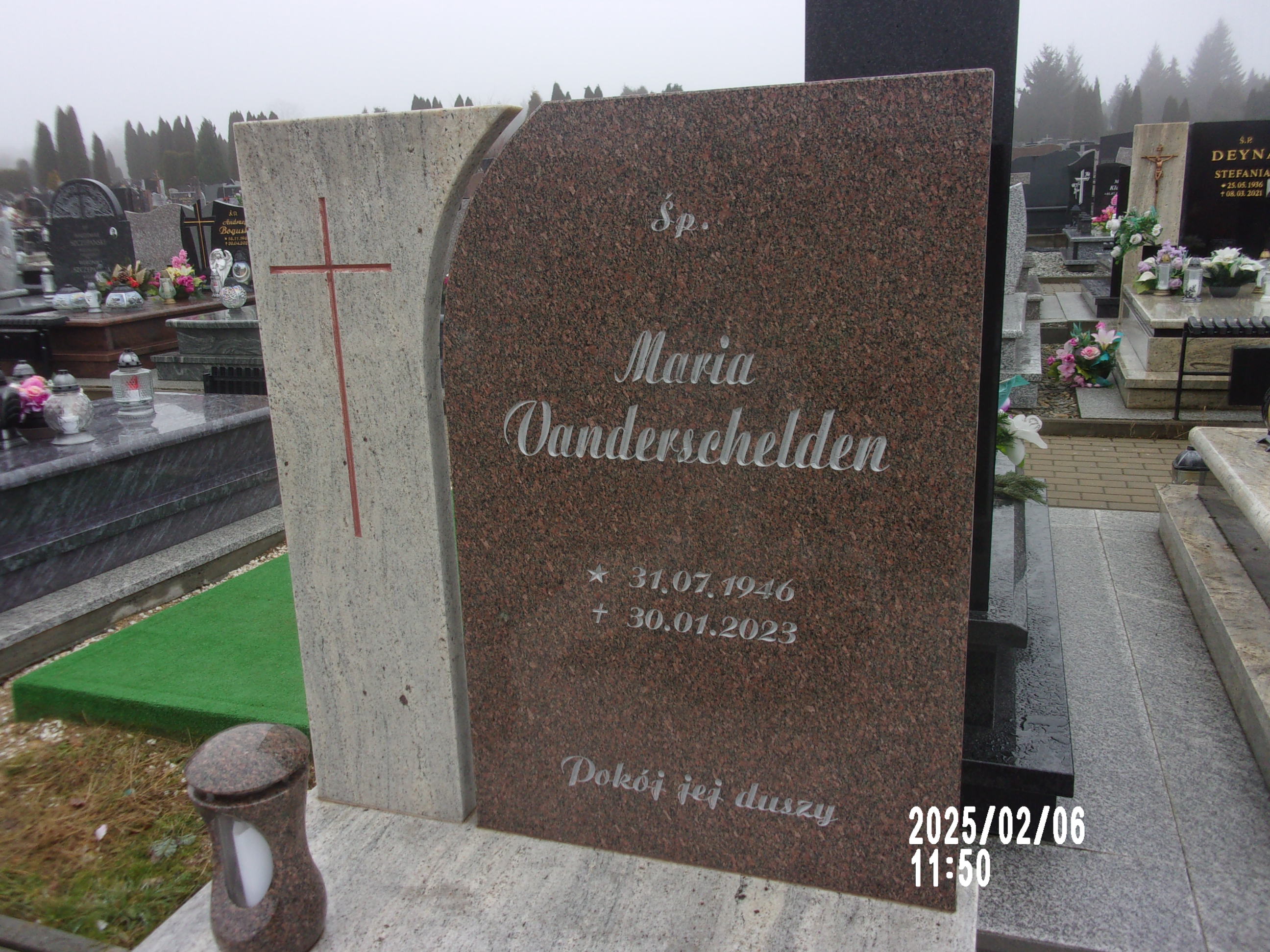 Maria Vanderschelden 1946 Zgorzelec - Grobonet - Wyszukiwarka osób pochowanych