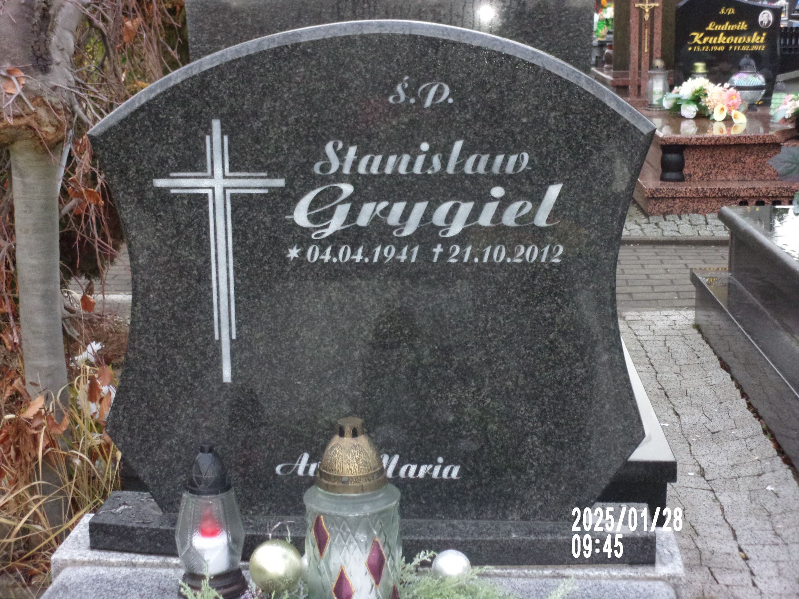 Stanisław Grygiel 1941 Zgorzelec - Grobonet - Wyszukiwarka osób pochowanych