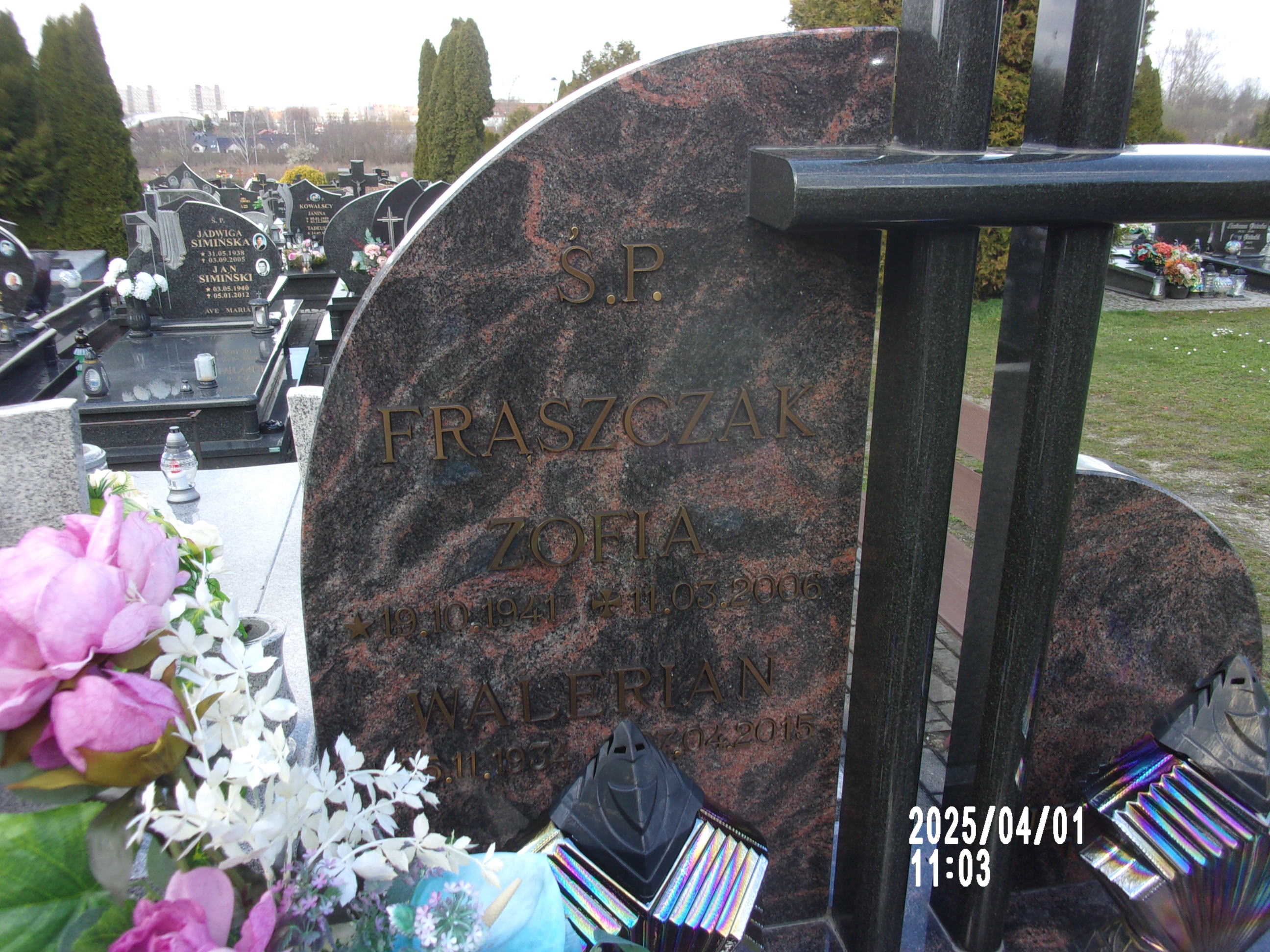 Walerian Frąszczak 1934 Zgorzelec - Grobonet - Wyszukiwarka osób pochowanych