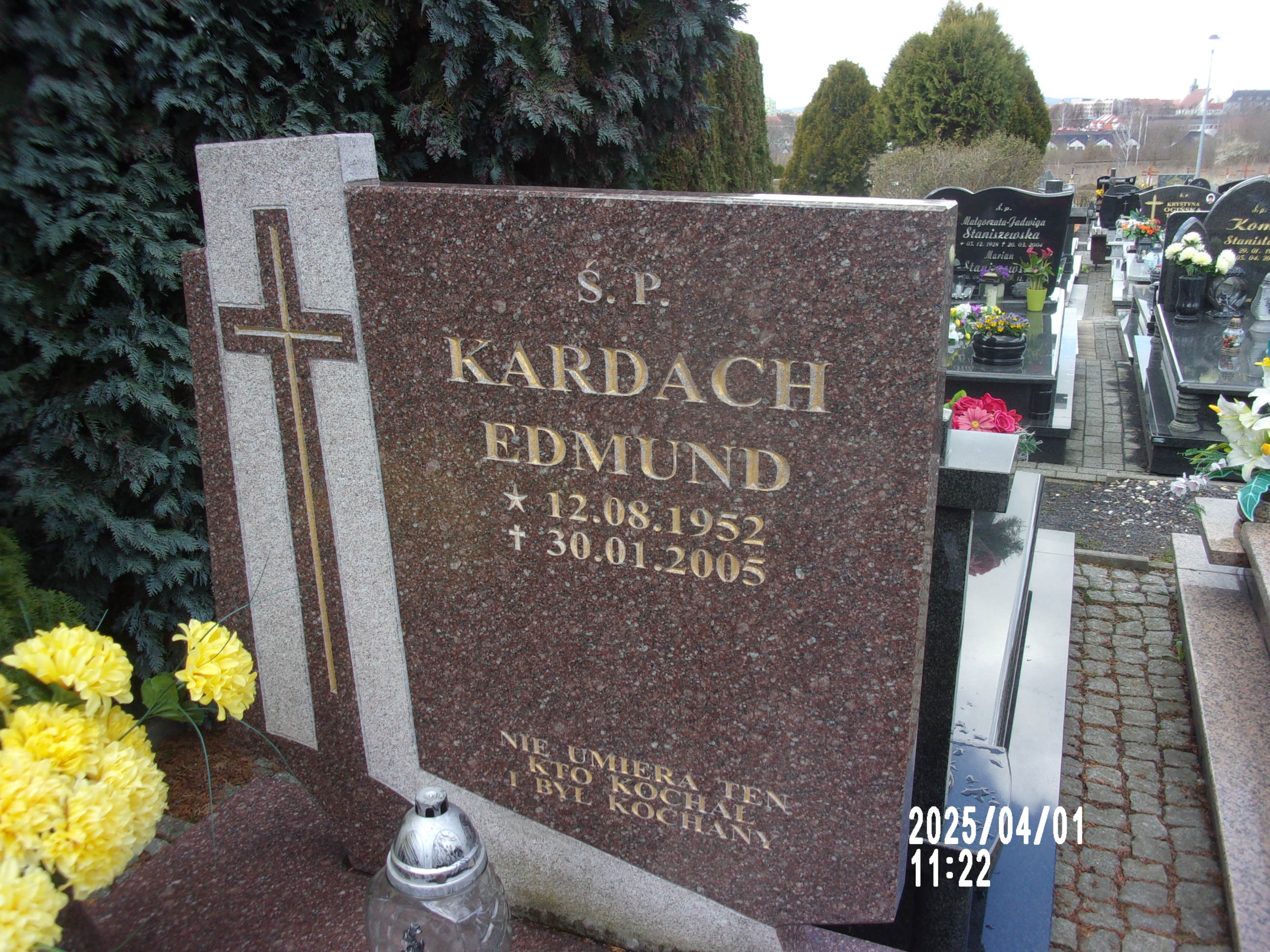 Edmund Kardach 1952 Zgorzelec - Grobonet - Wyszukiwarka osób pochowanych