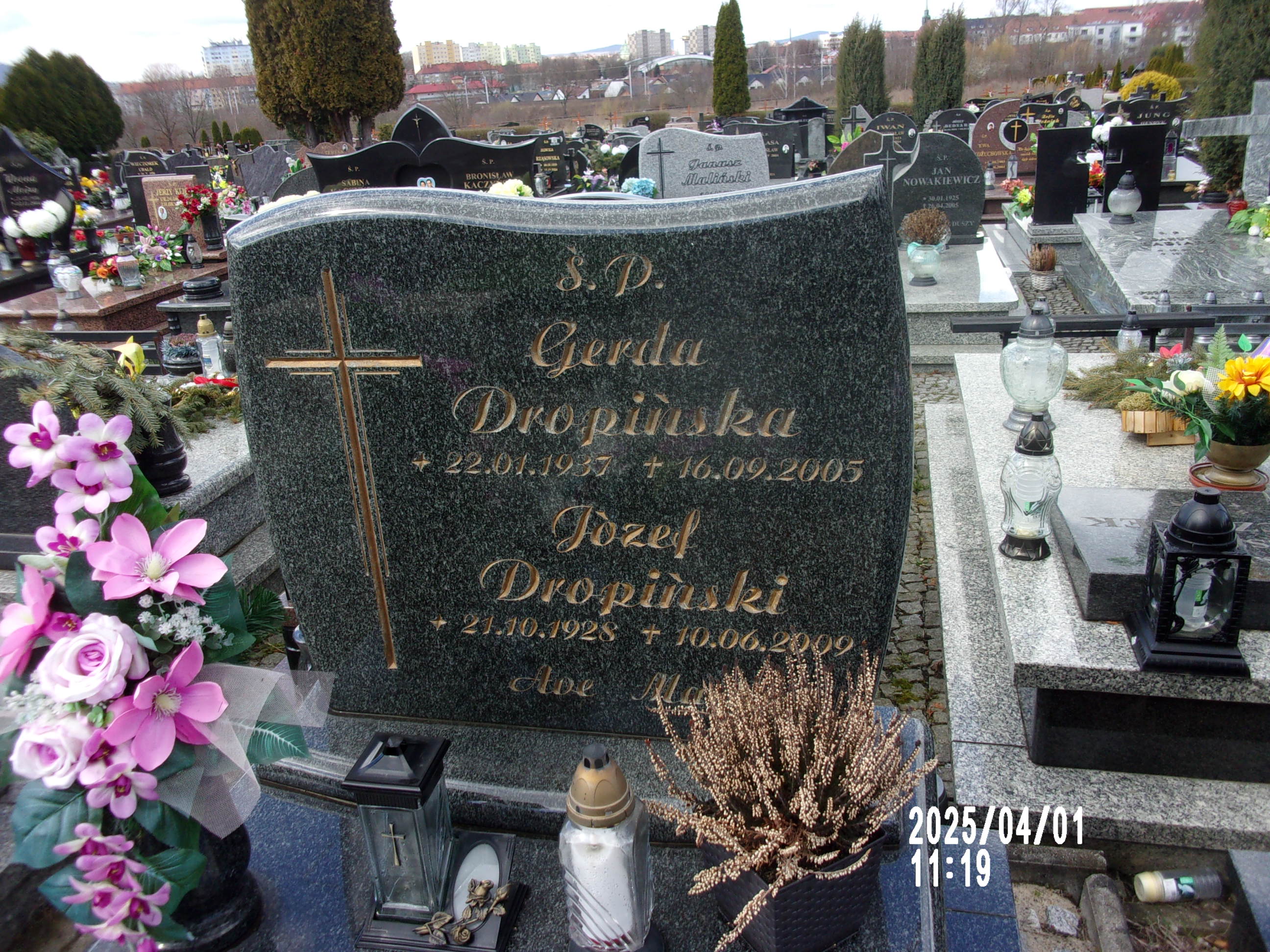 Gerda Dropińska 1937 Zgorzelec - Grobonet - Wyszukiwarka osób pochowanych