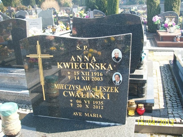 Anna Kwiecińska 1916 Zgorzelec - Grobonet - Wyszukiwarka osób pochowanych