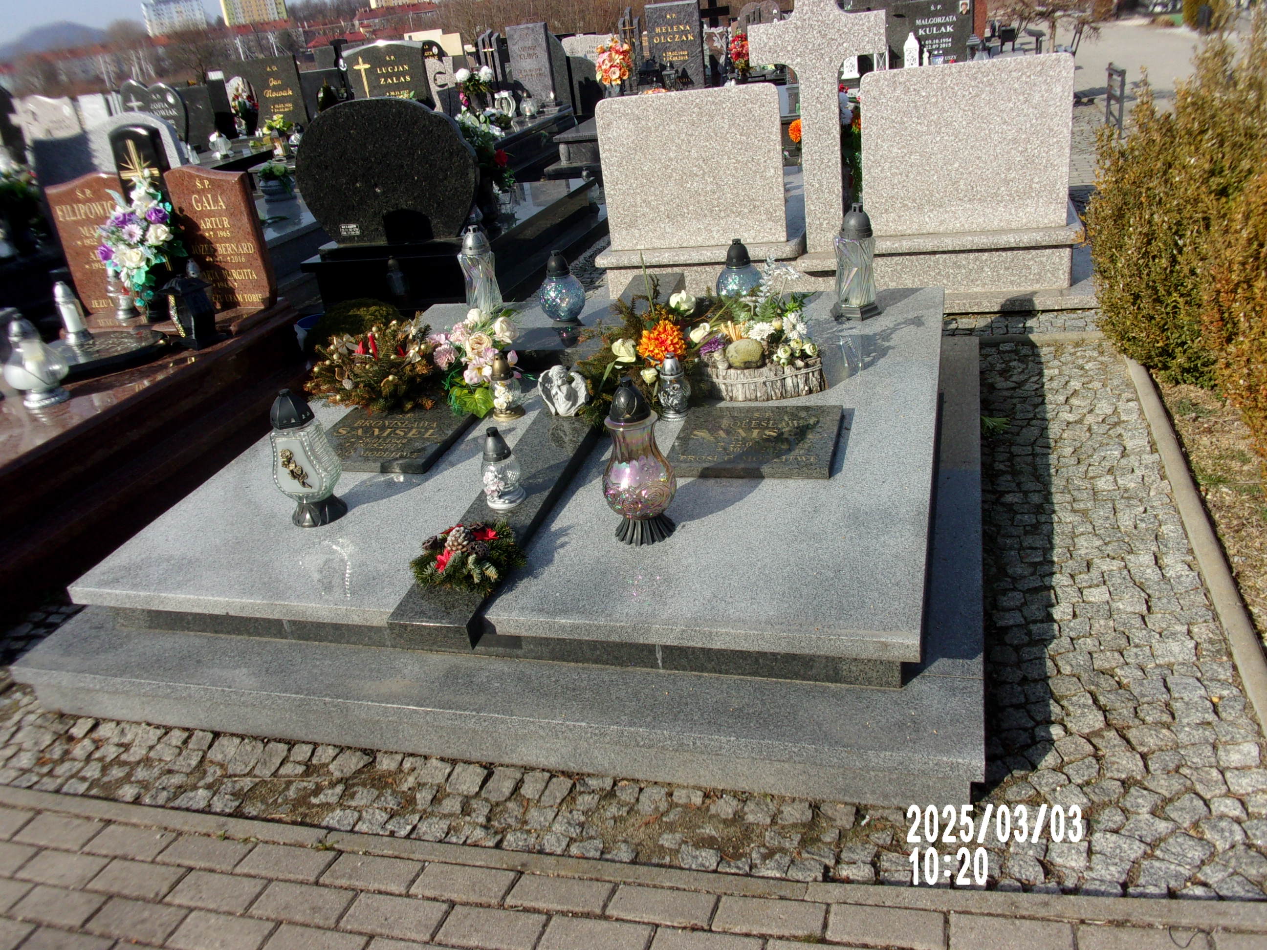 Grób Bronisława Samsel