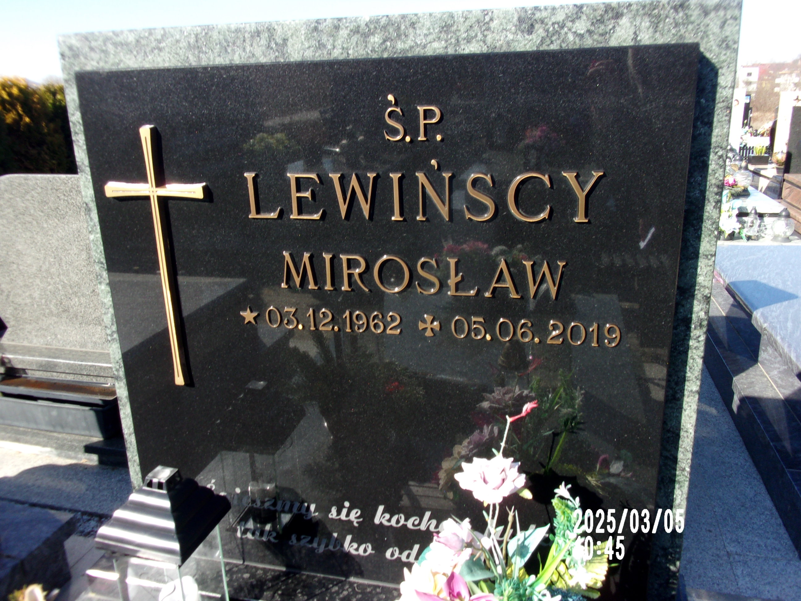 Mirosław Lewiński 1962 Zgorzelec - Grobonet - Wyszukiwarka osób pochowanych