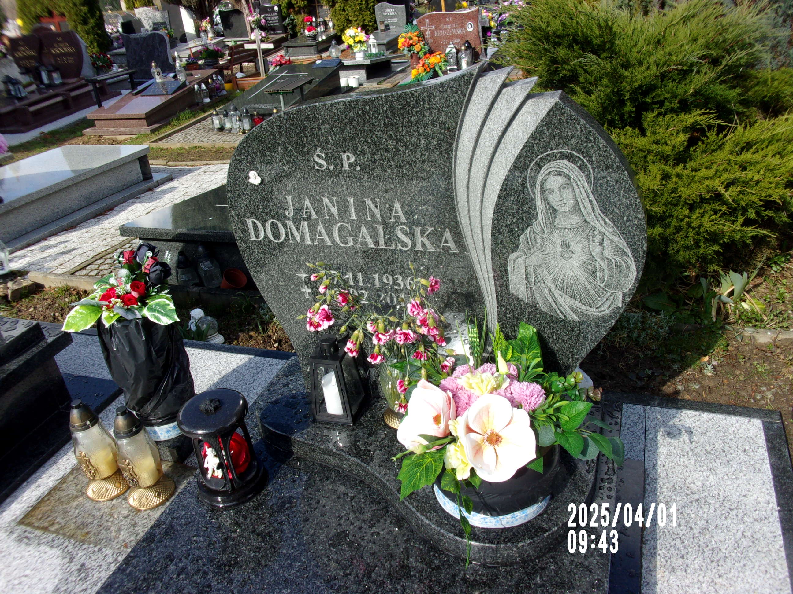 Janina Domagalska 1936 Zgorzelec - Grobonet - Wyszukiwarka osób pochowanych