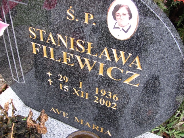 Stanisława Filewicz 1936 Zgorzelec - Grobonet - Wyszukiwarka osób pochowanych