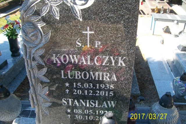 Lubomira Kowalczyk 1935 Zgorzelec - Grobonet - Wyszukiwarka osób pochowanych