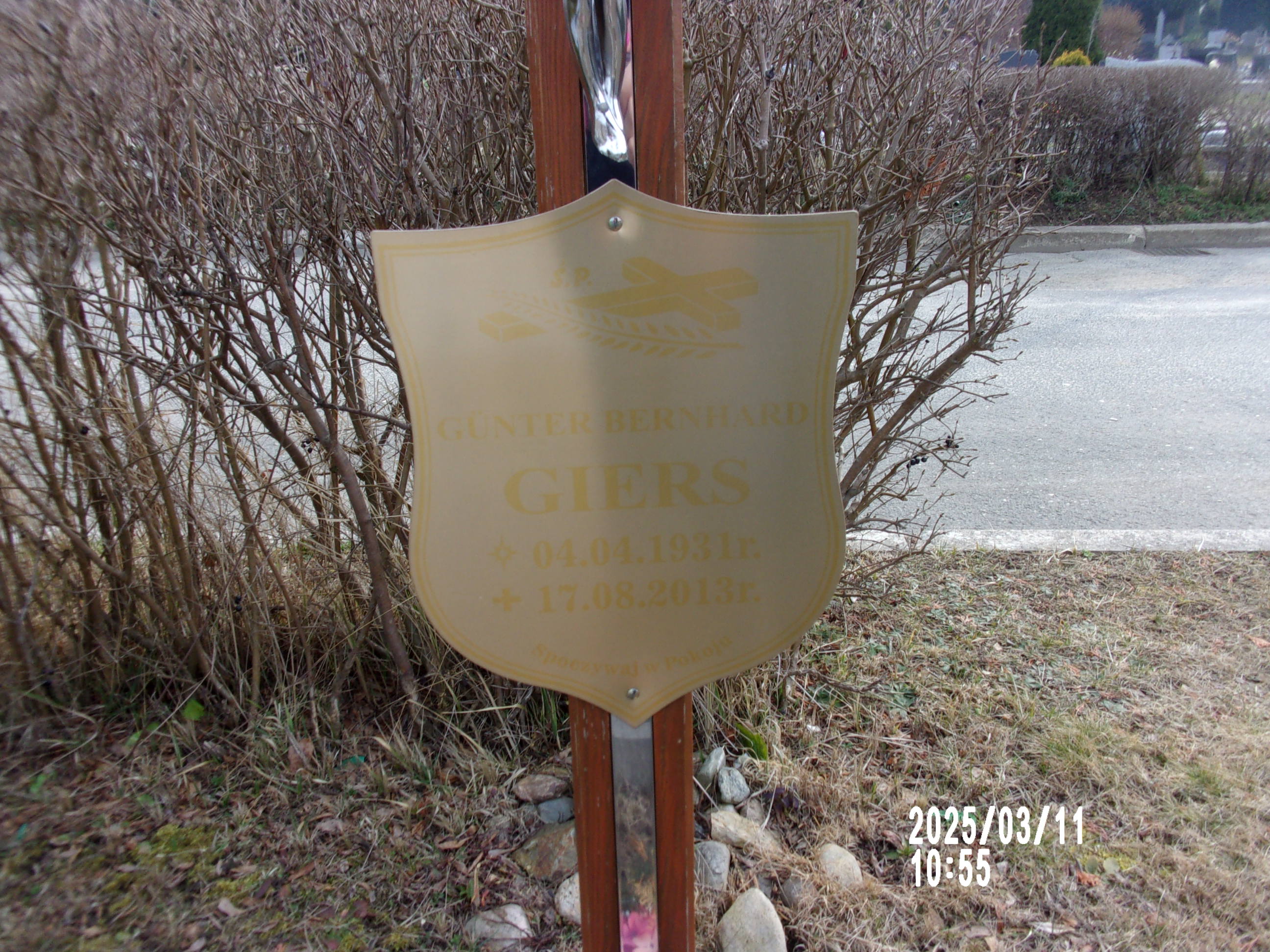 Gunter Giers 1931 Zgorzelec - Grobonet - Wyszukiwarka osób pochowanych