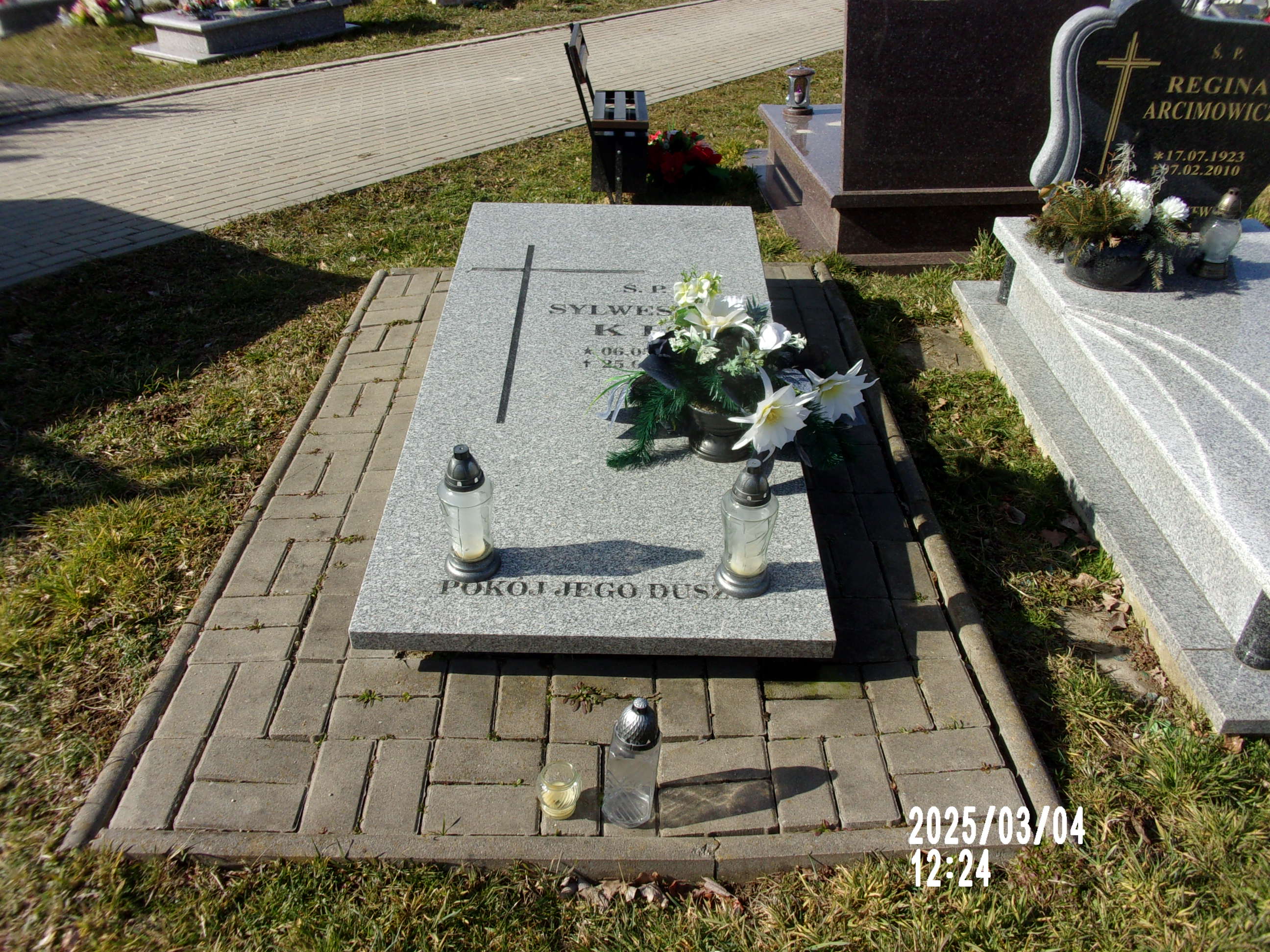 Grób Sylwester Kij