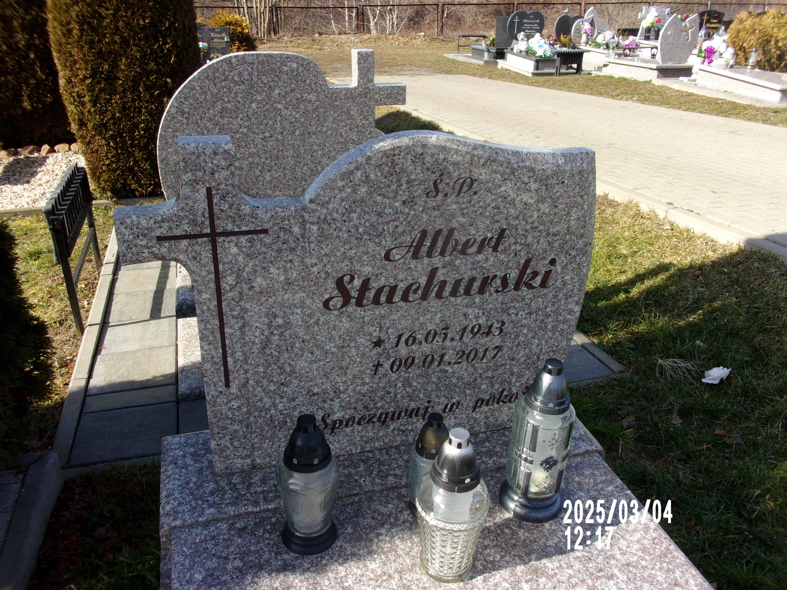 Albert Stachurski 1943 Zgorzelec - Grobonet - Wyszukiwarka osób pochowanych