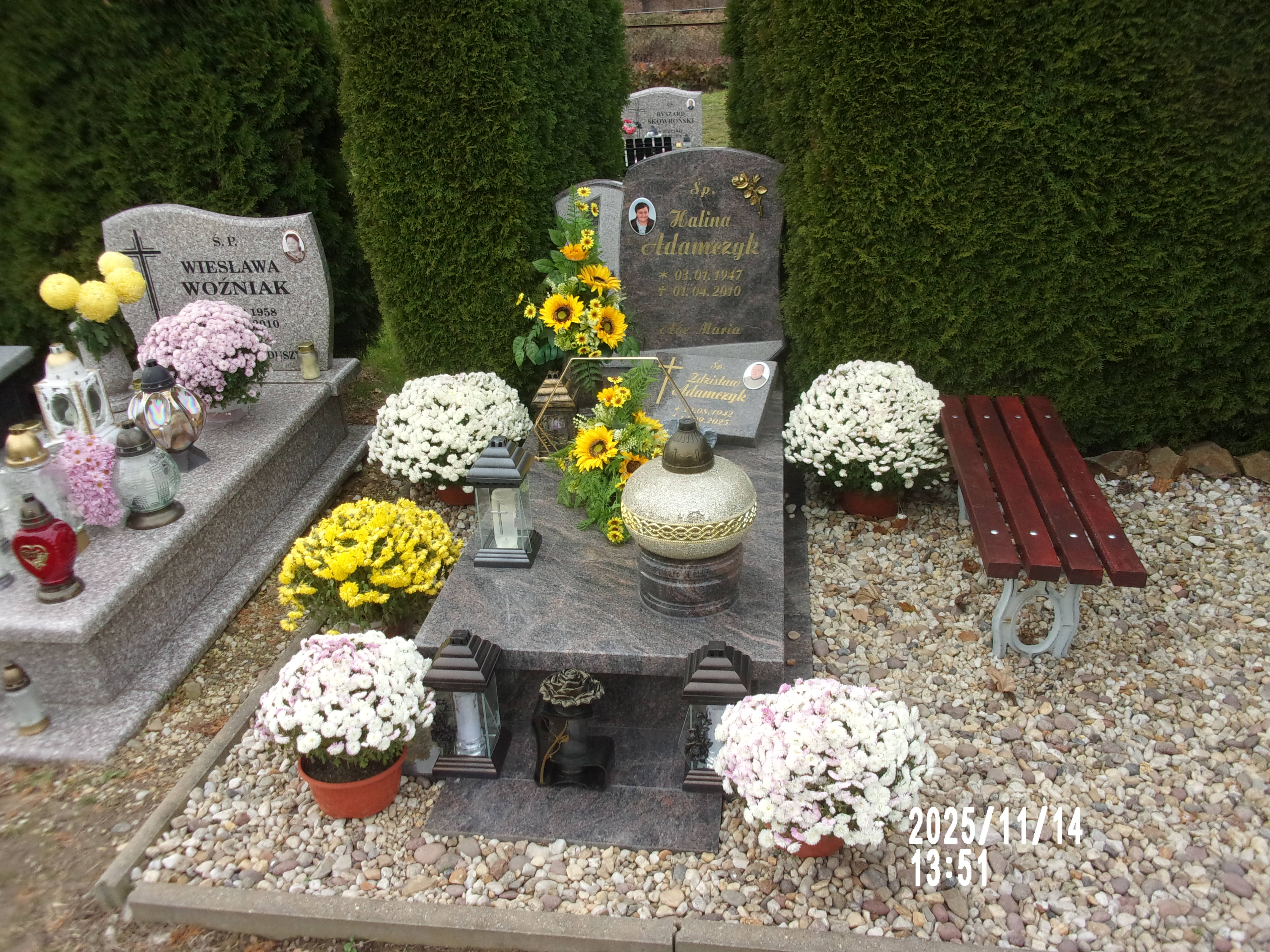 Halina Adamczyk 1947 Zgorzelec - Grobonet - Wyszukiwarka osób pochowanych