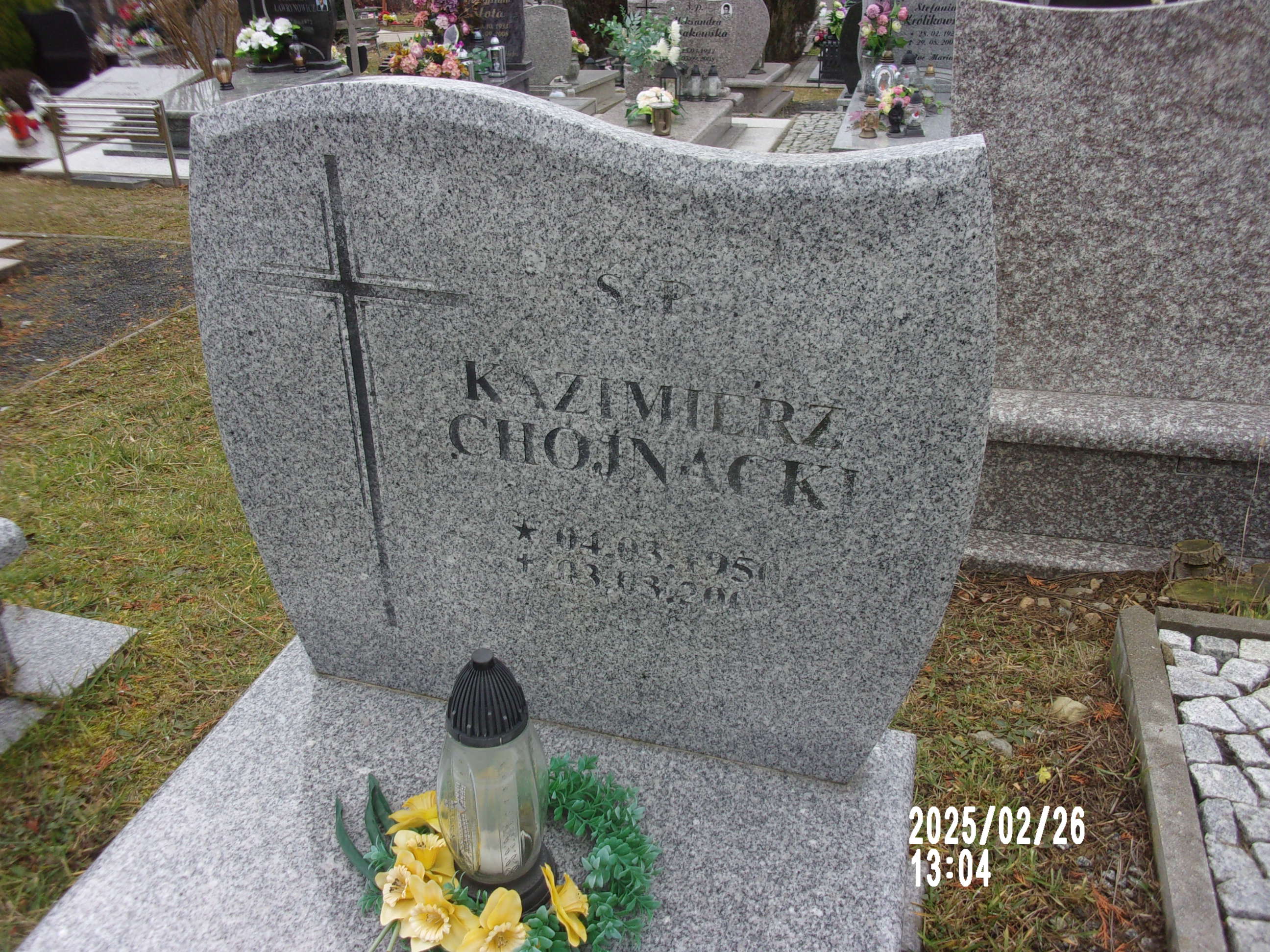 Kazimierz Chojnacki 1950 Zgorzelec - Grobonet - Wyszukiwarka osób pochowanych