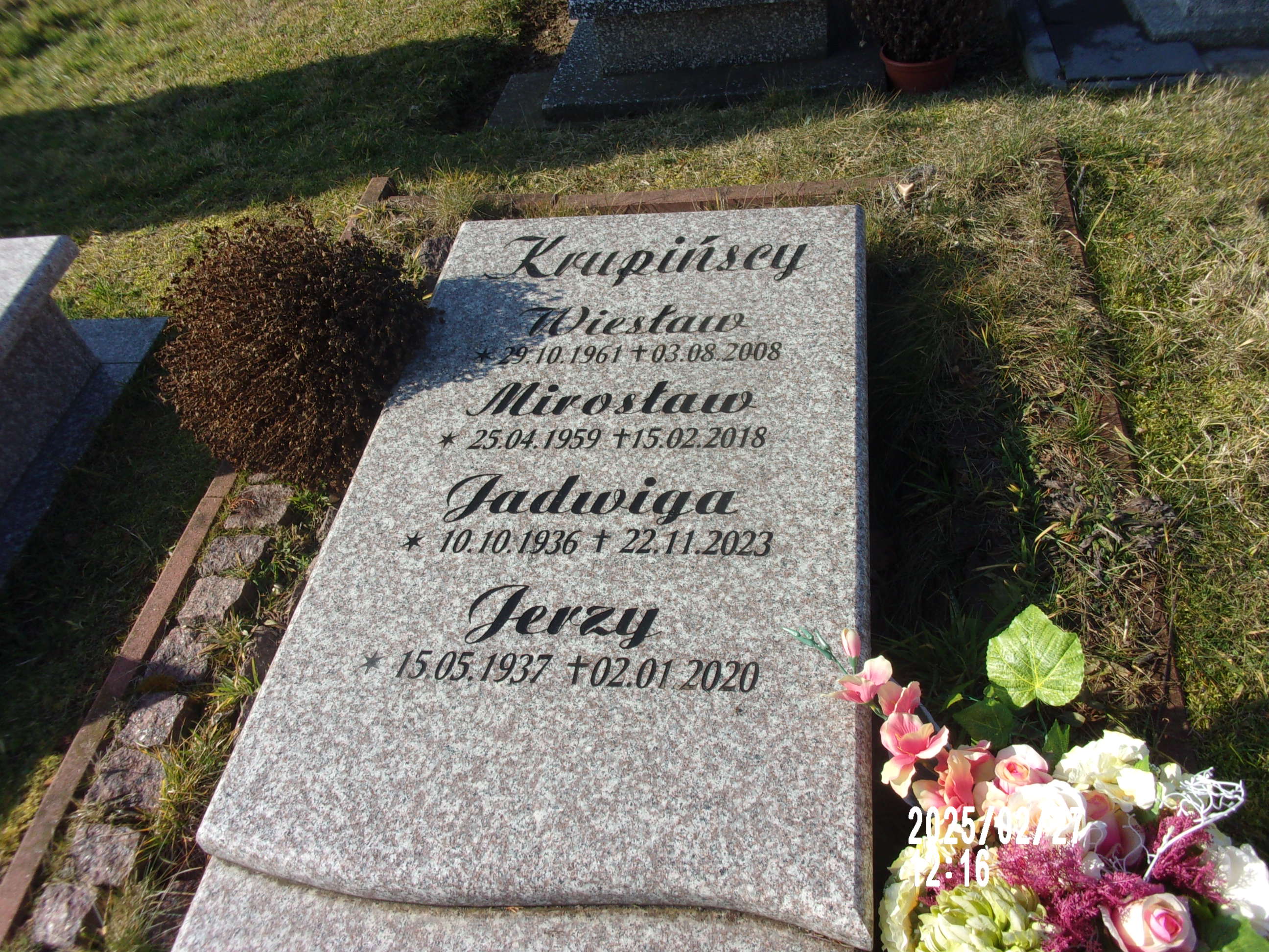 Wiesław Krupiński 1961 Zgorzelec - Grobonet - Wyszukiwarka osób pochowanych