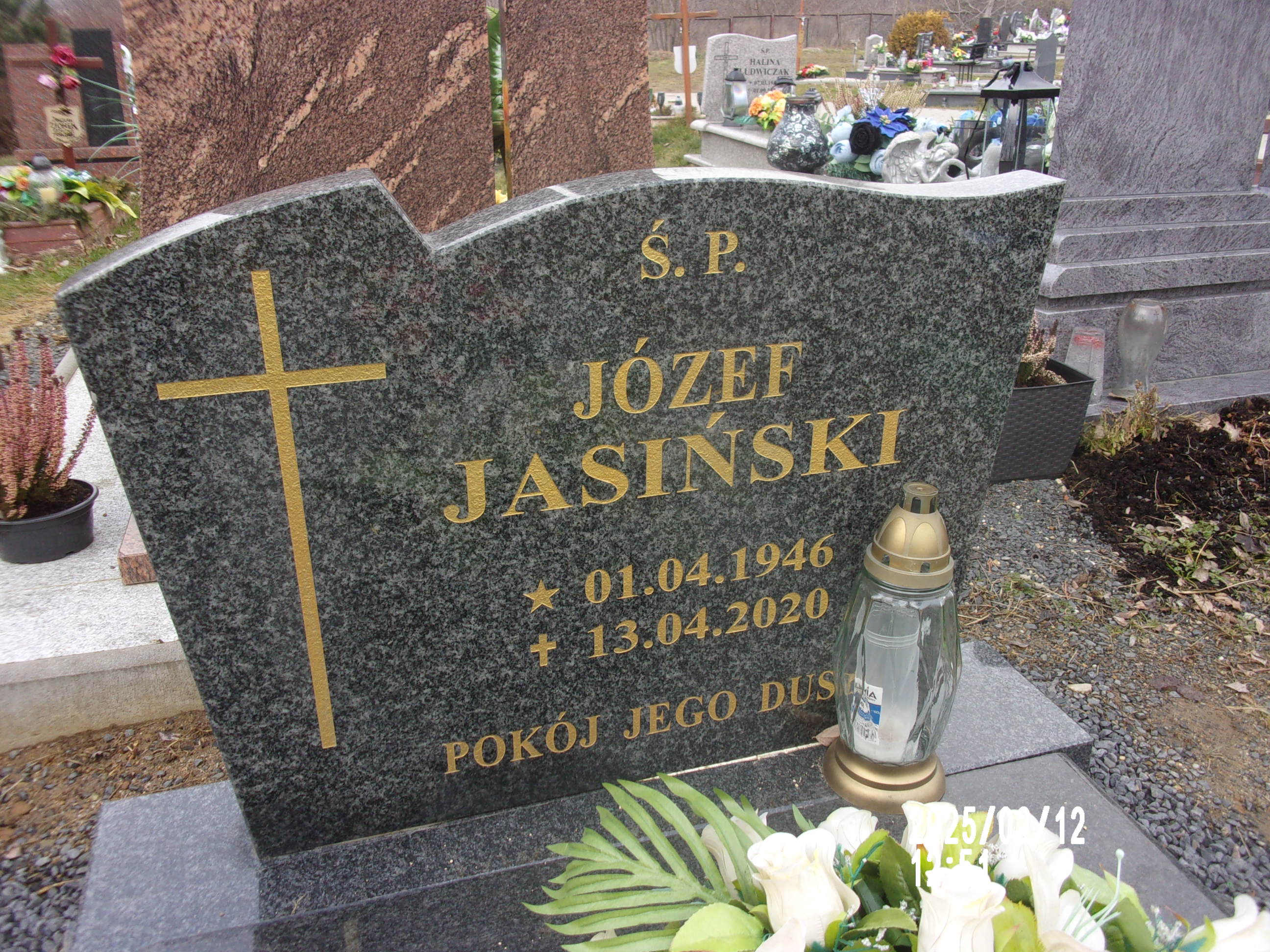 Józef Jasiński 1946 Zgorzelec - Grobonet - Wyszukiwarka osób pochowanych